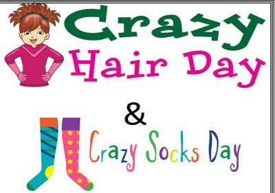 crazy hair and sock day - marthafranceswilliams.com